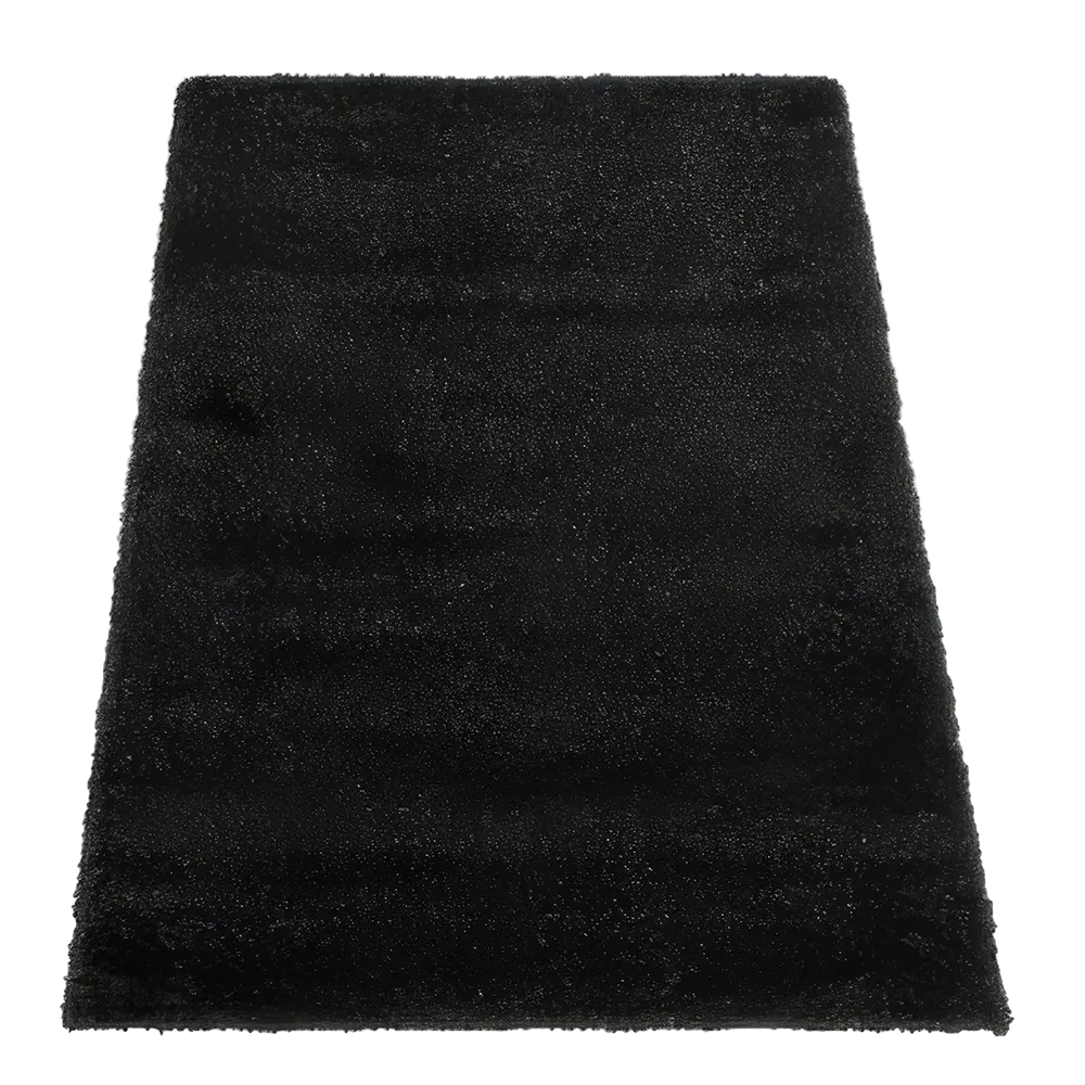 Black Shag Rug