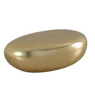 Gold Boulder Coffee Table