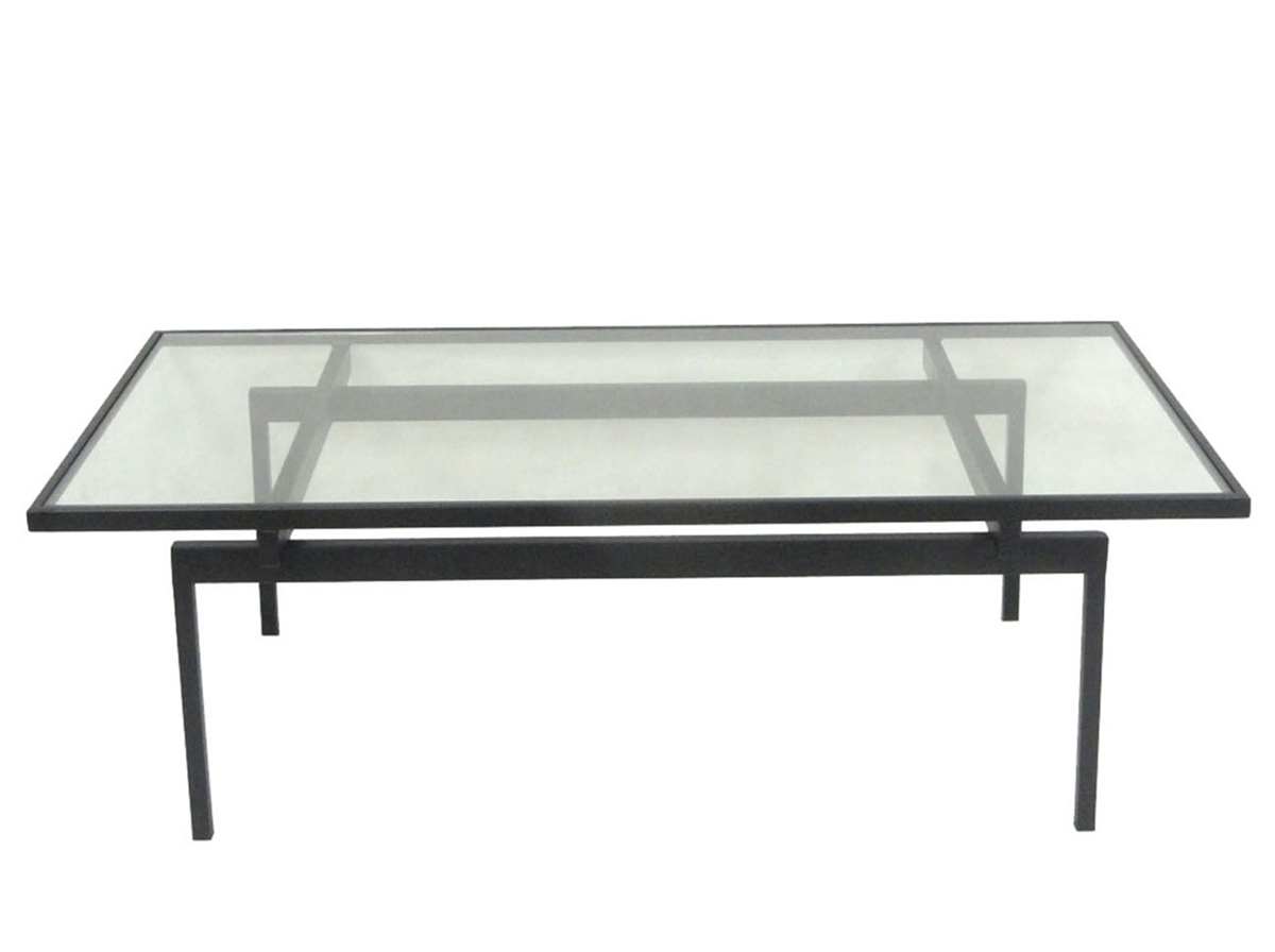 Flight Metal and Glass Table