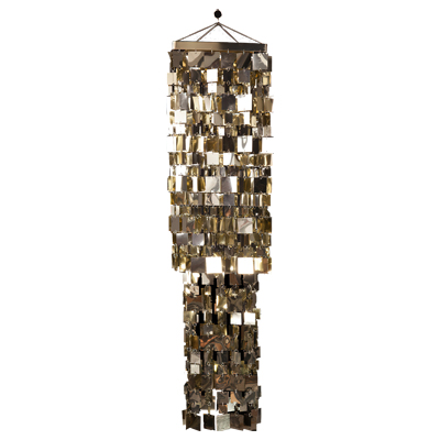 Gold Square Chandelier