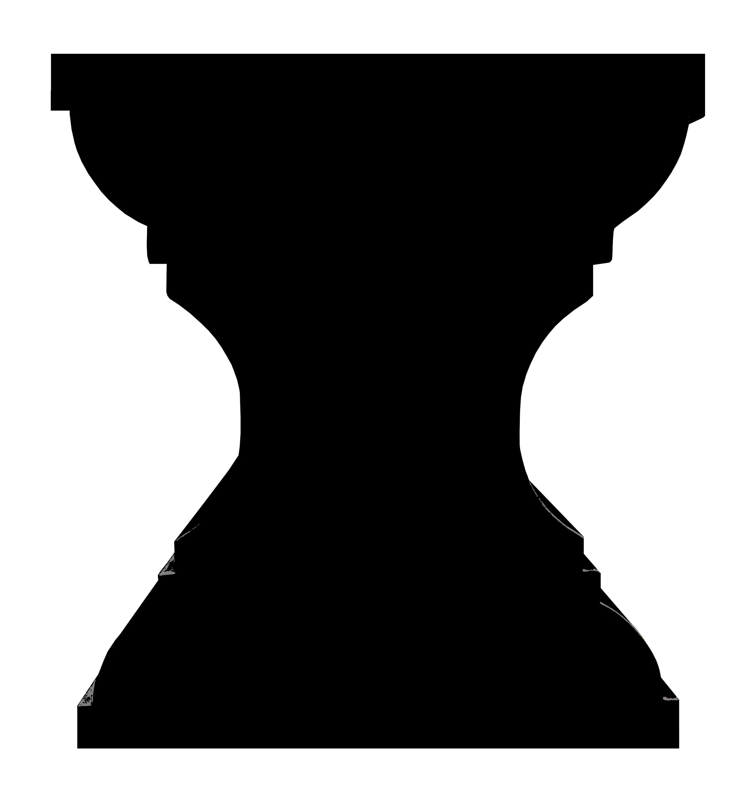 Black Silhouette Table
