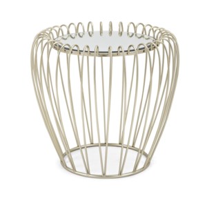 Leo Gold Mirrored Side Table
