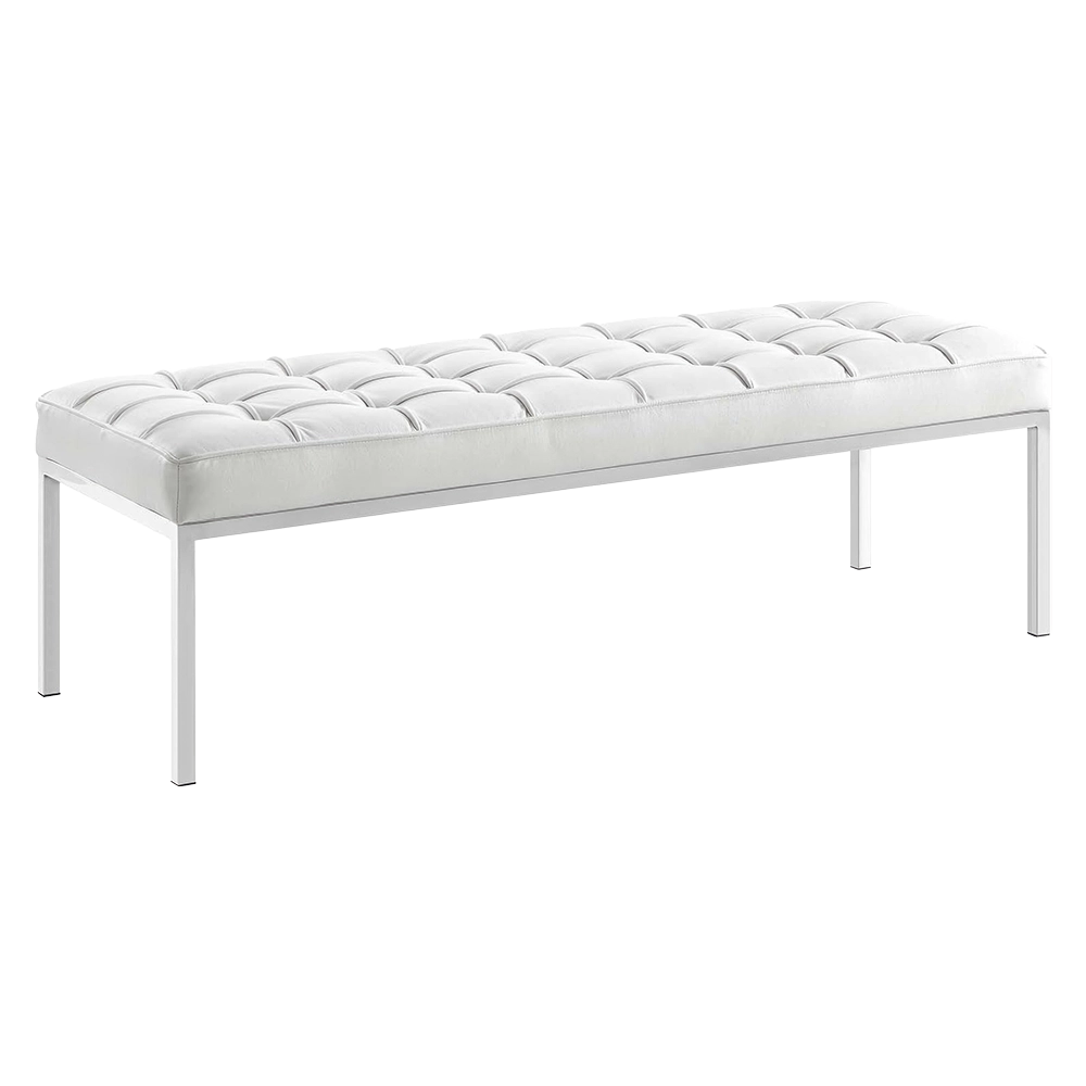 Loft White Bench