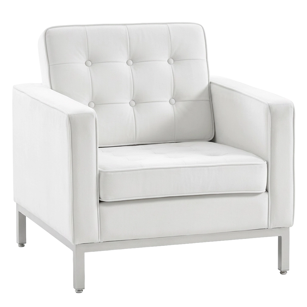 Loft White Lounge Chair