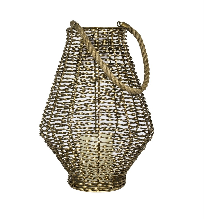 Metal Basket Lantern