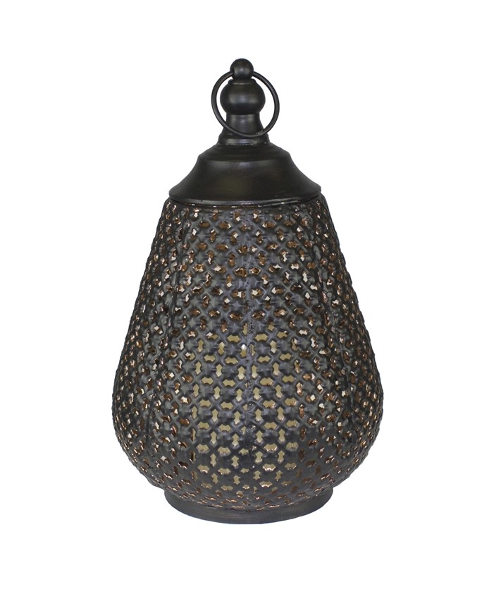 Pierced Teardrop Lantern