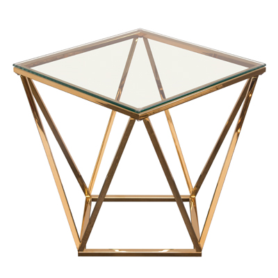 Polly Gold Side Table