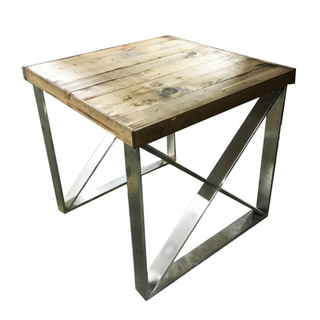 Reclaimed Wood Side Table