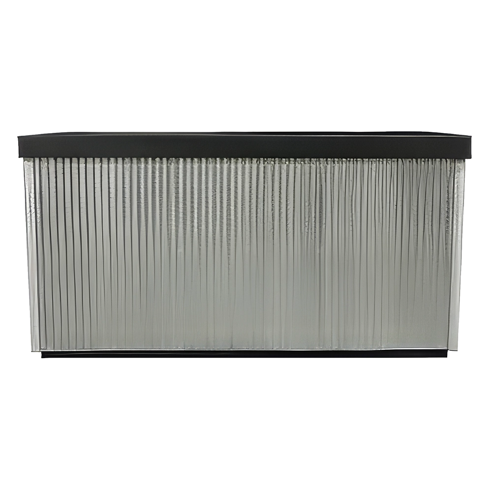 Corrugated Aluminum Bar Front