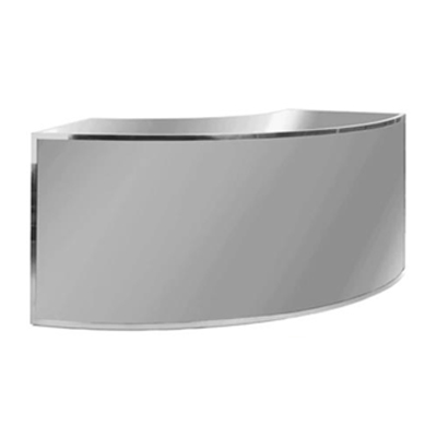 Avenue Quarter Round Mirror Bar - Stainless Steel