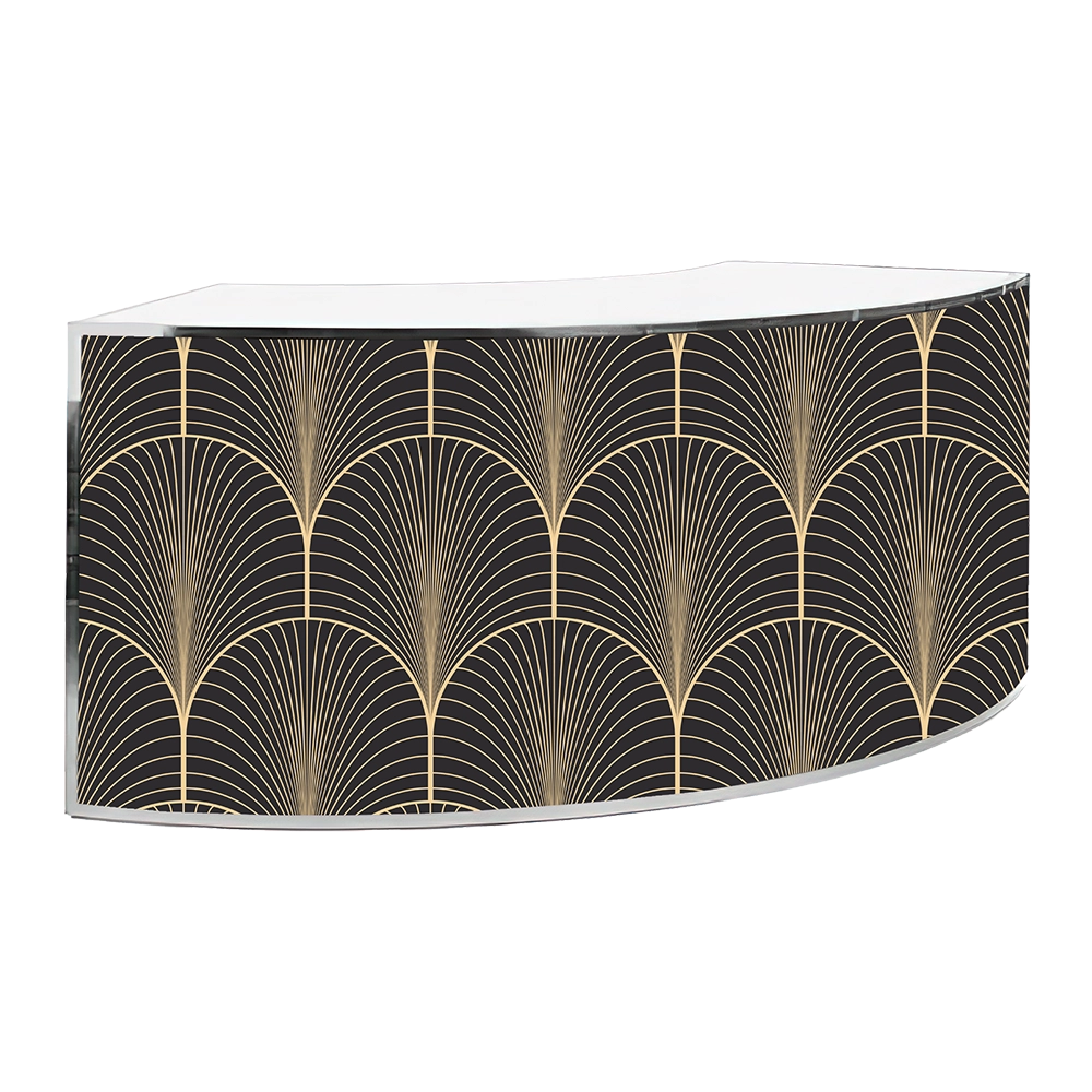 Avenue Stainless Steel Quarter Bar with Custom Inserts