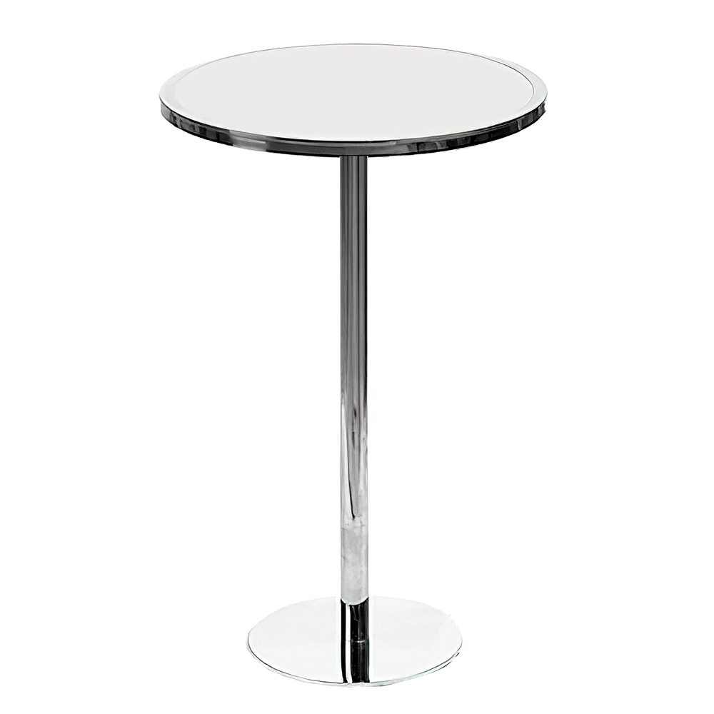 Gramercy Polished Stainless Kit Cocktail Table
