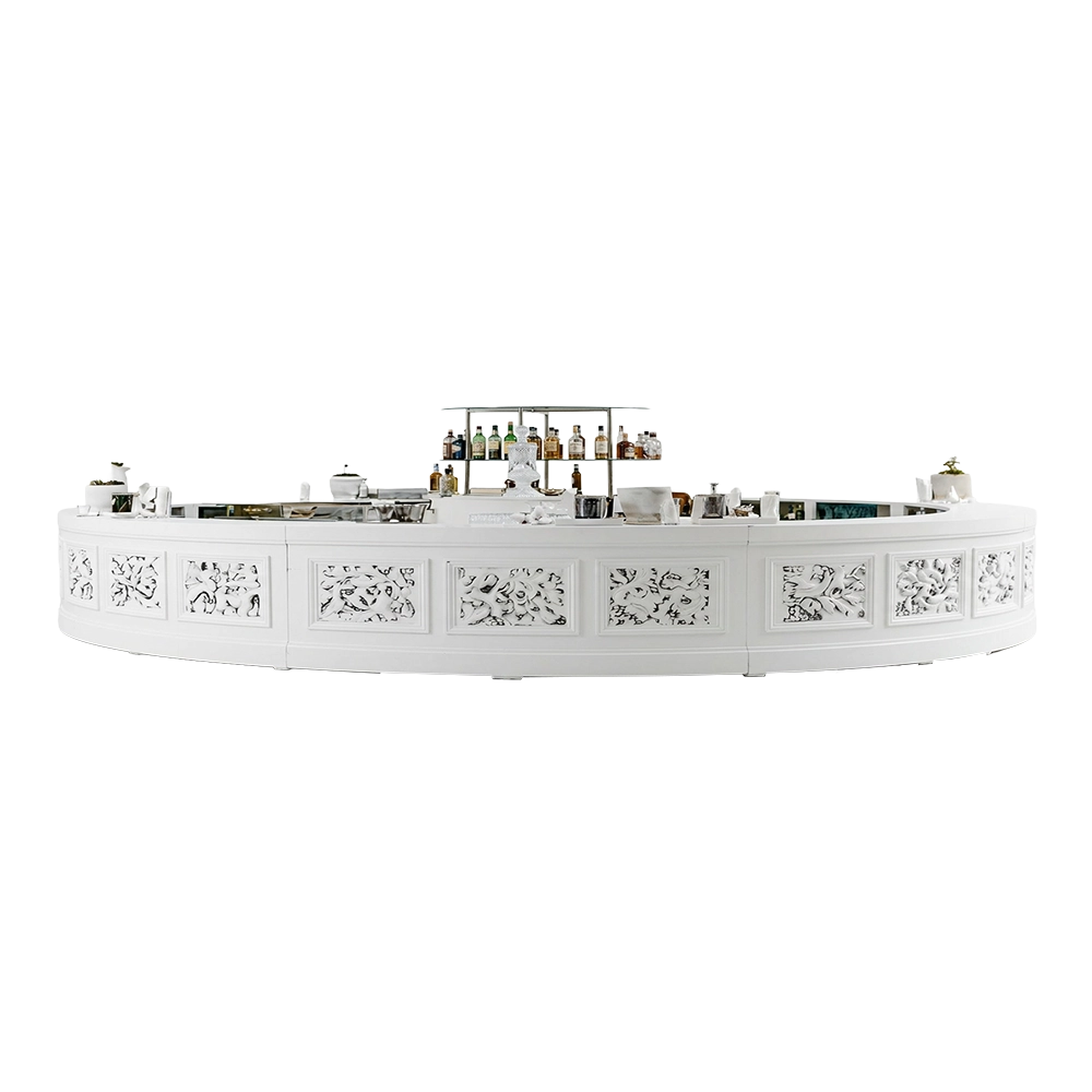 White Wood Circle 20' Bar Kit