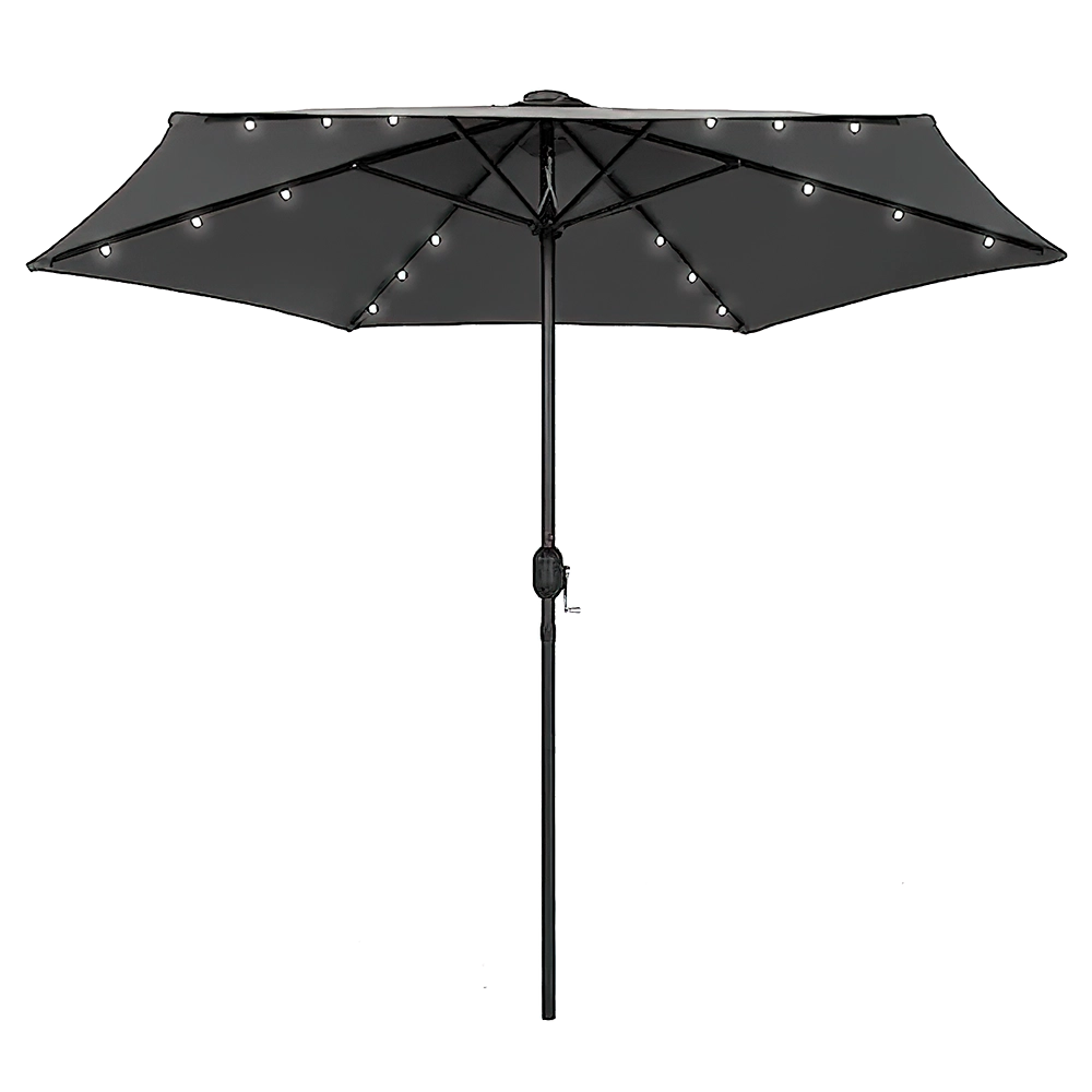 Black Umbrella with LED Lights