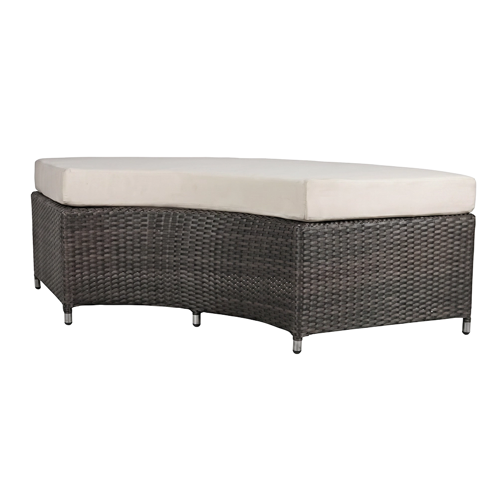 Ipanema Ottoman - Curved with Cushion
