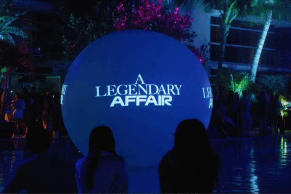 projection mapped globe centerpiece custom fabrication, av