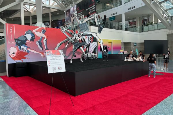 Yanmar Socius Mecha on display at trade show